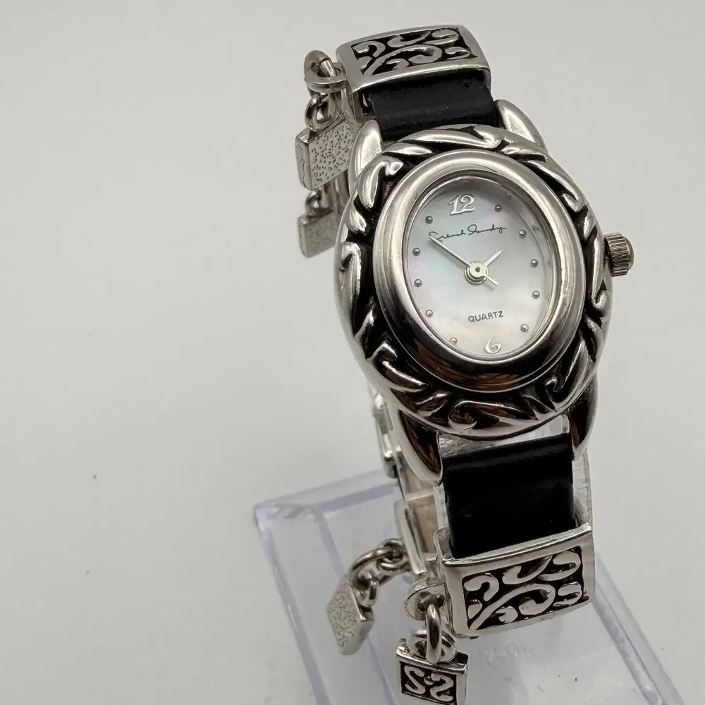 Chic Vintage Geneva Quartz Southwestern Cuff Watch Working New Battery